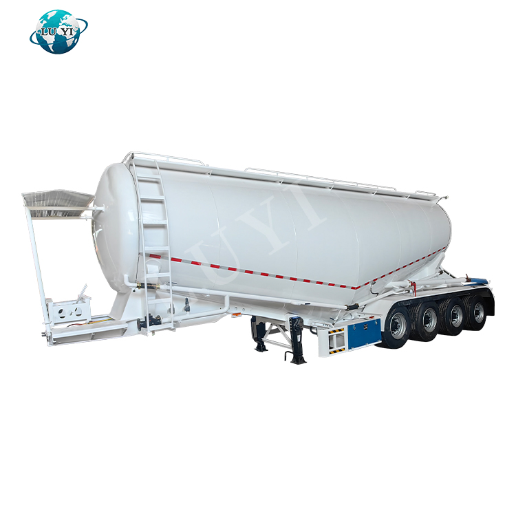 40ton Bulk Cement Tank Trailer Fly Ash Cement Bulker Carrier Tanker Semi Truck Trailer Dust Material Transport Vehicle