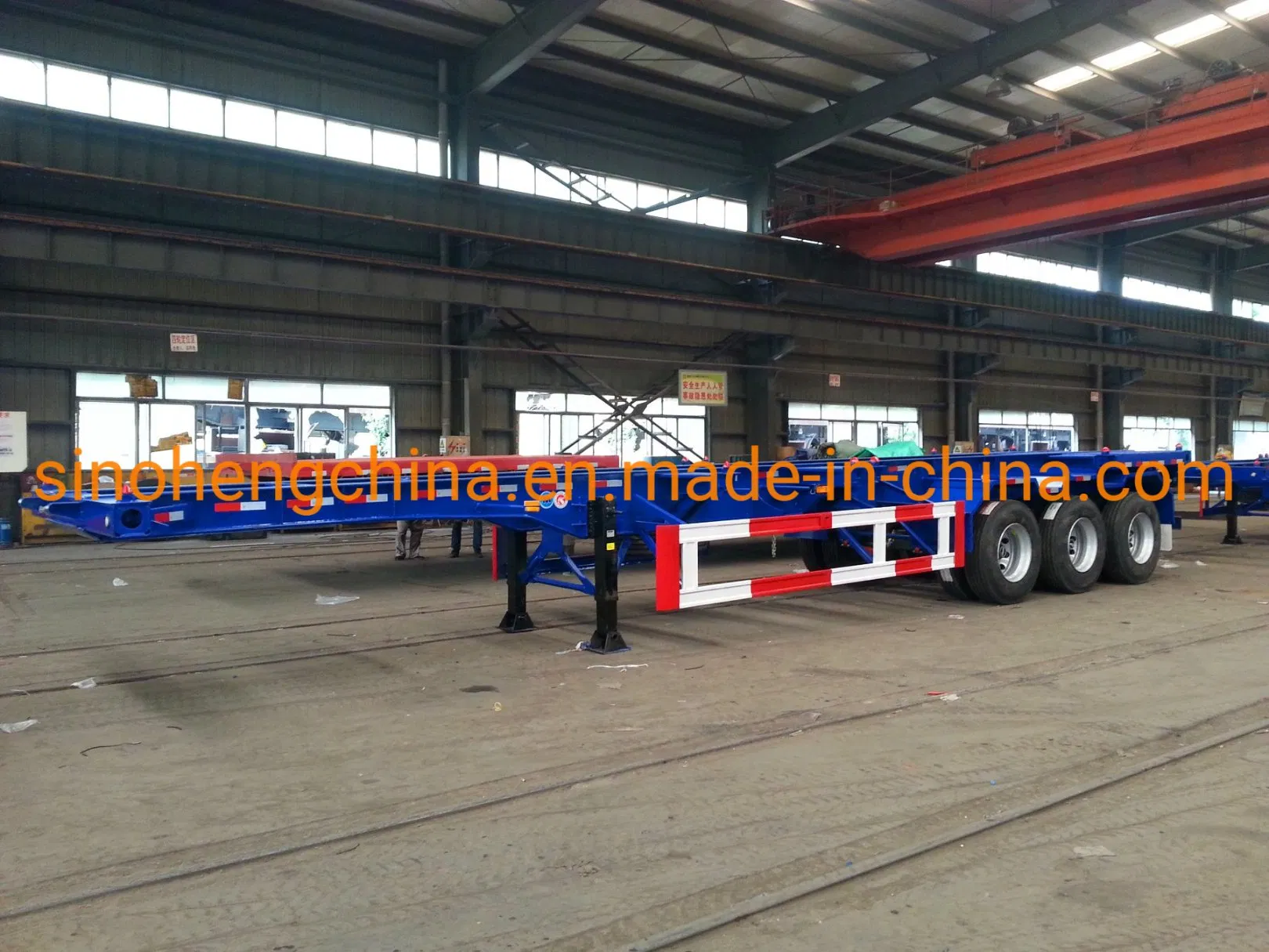 Flatbed Platform Container Semi Trailer
