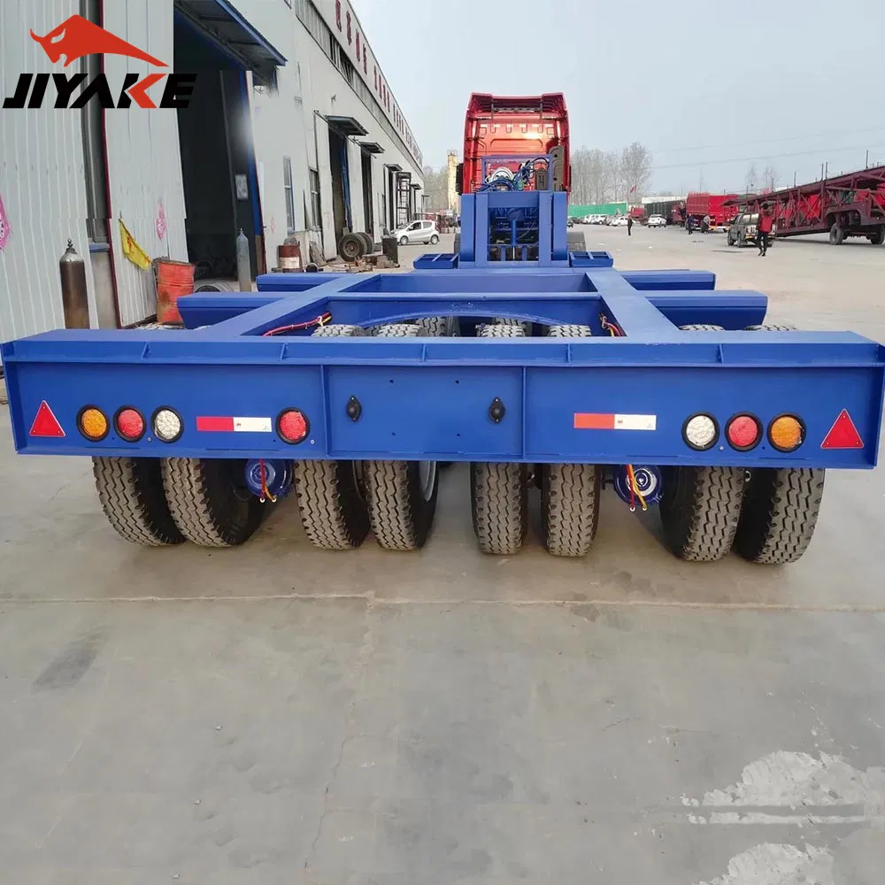 Best Price 3 4axle Gooseneck Low Bed Loader Platform Semi Trailer