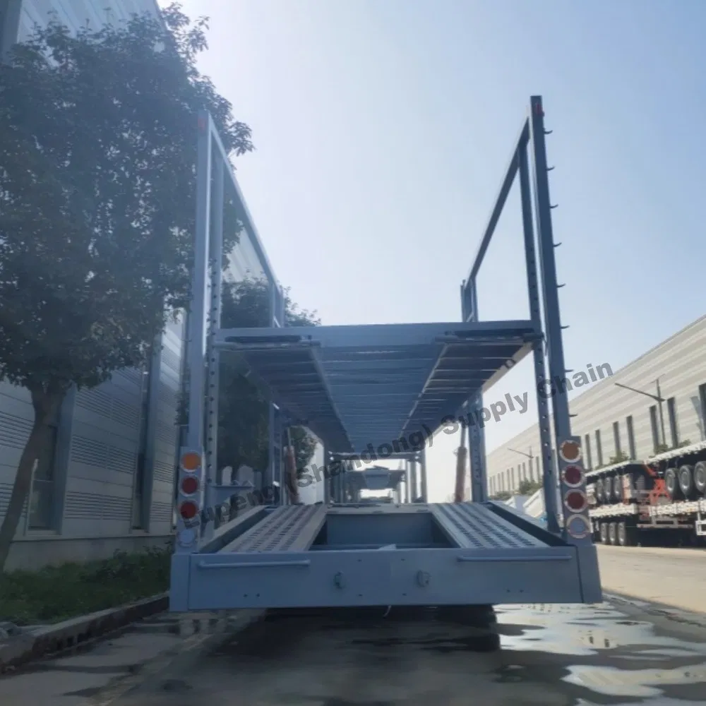High Tensile Extruded Inboard Tilt 3 Axle Car Carrier Semi Trailer