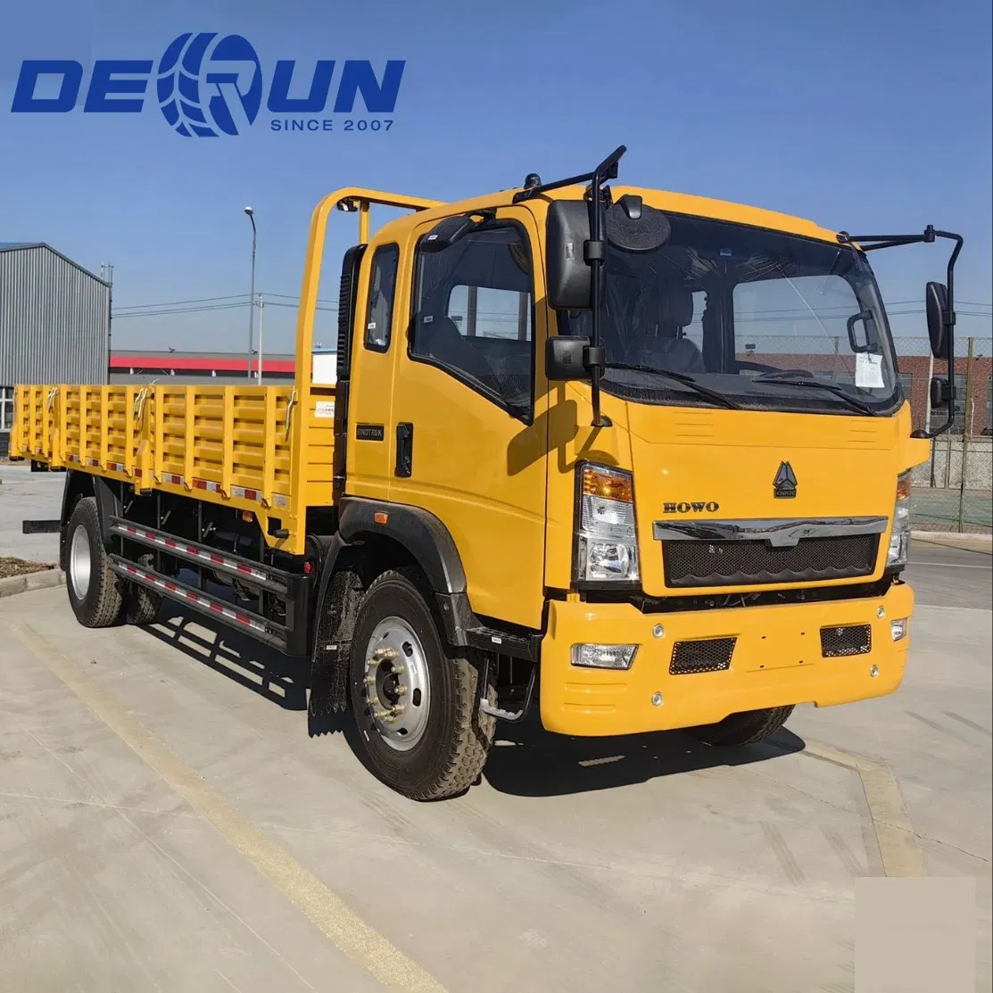 Brand New China Sinotruk HOWO/FAW/Foton/Dongfeng 4X2/4X4 6wheels 3-15ton Light Dropside Sidewall Cargo Mini Truck Price for Country Logistic Transport