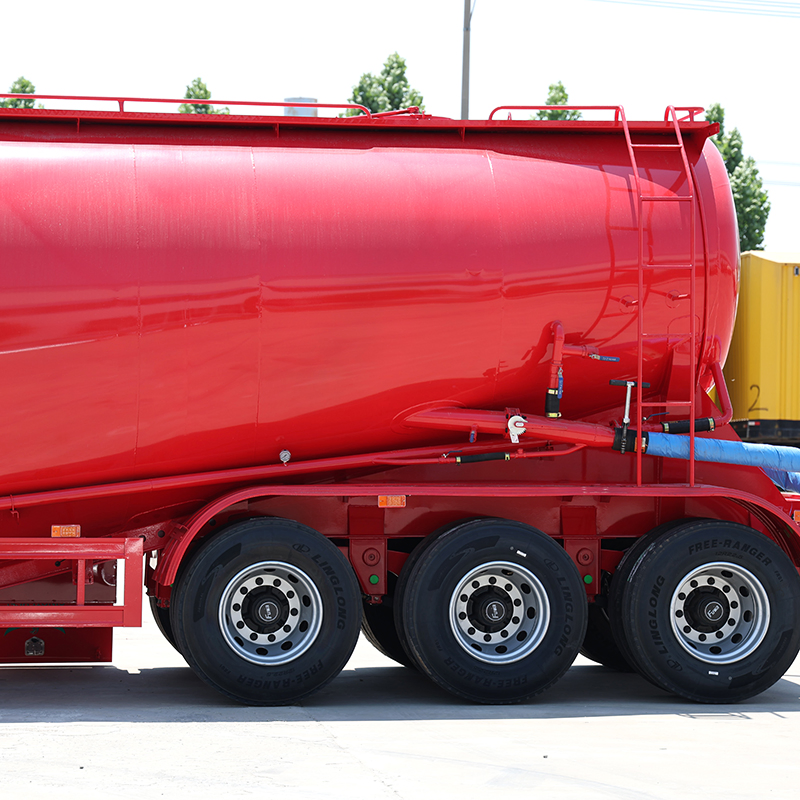 2 3 4 Axles 40cbm Bulk Power Cement Tank Trailer 40ton 50ton V Type Fly Ash Cement Bulker Silo Tanker Semi Truck Trailer