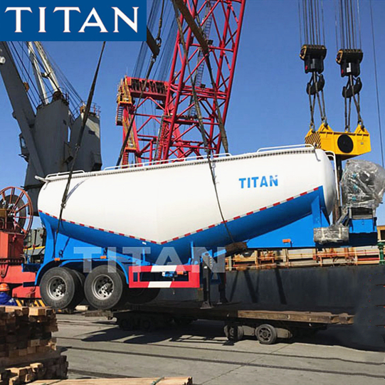 Titan 30/40/50 Ton Bulk Cement Lime Powder Tanker Semi Trailer