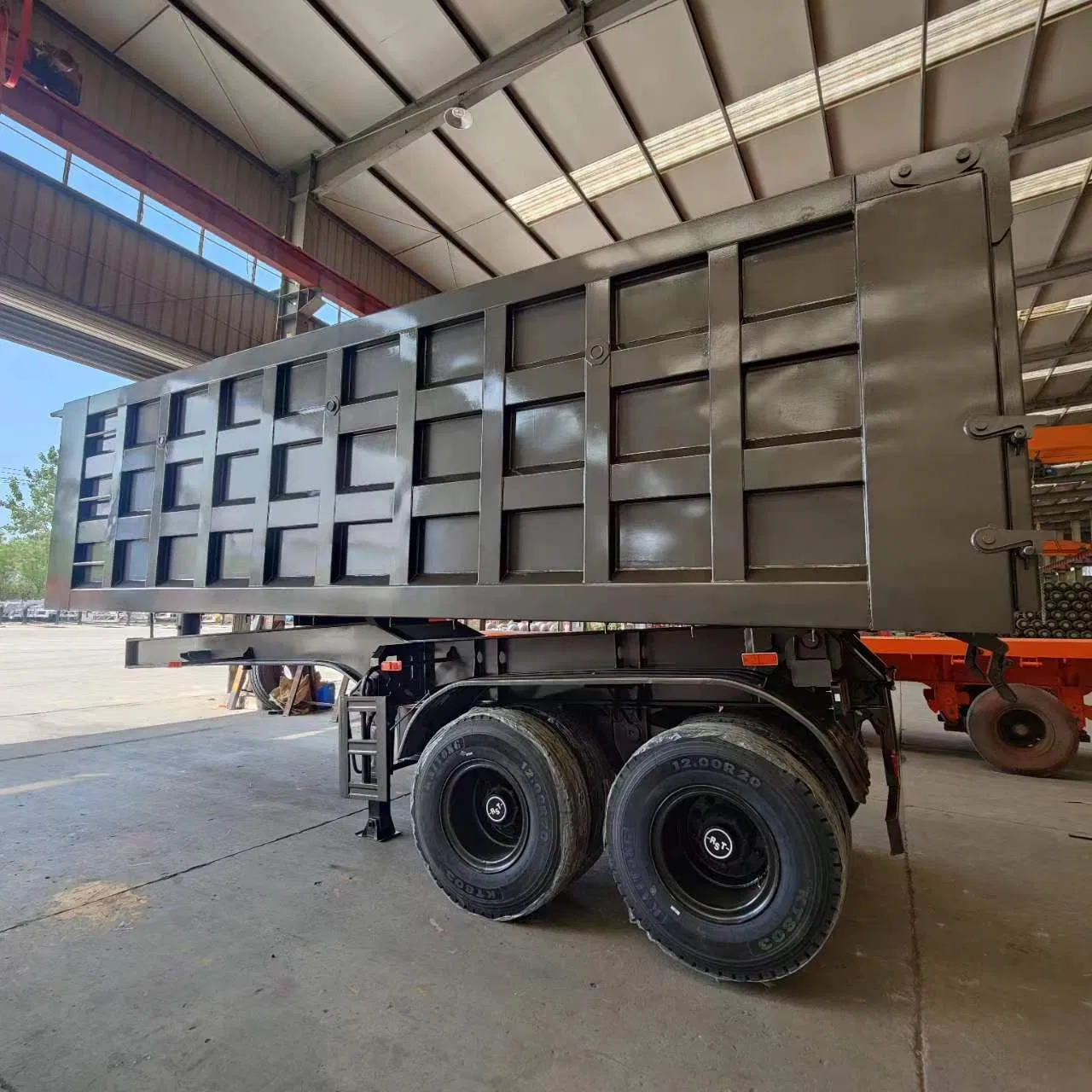 4 Axles 80t U Shape Heavy Duty Tipping/Tipper/Dumper/Dump Truck Semi Trailer for Sand/Stone/Coal/Mineral Transport