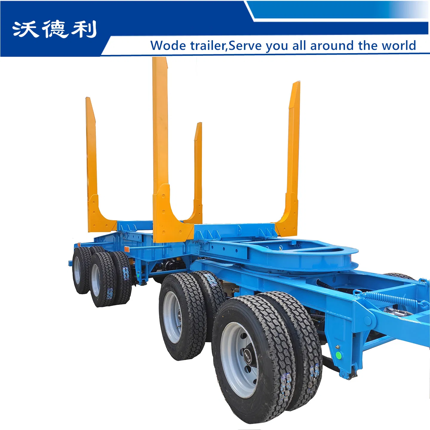 High Quality Logging Semi Trailer for Transporting Log / Wood/ Timber