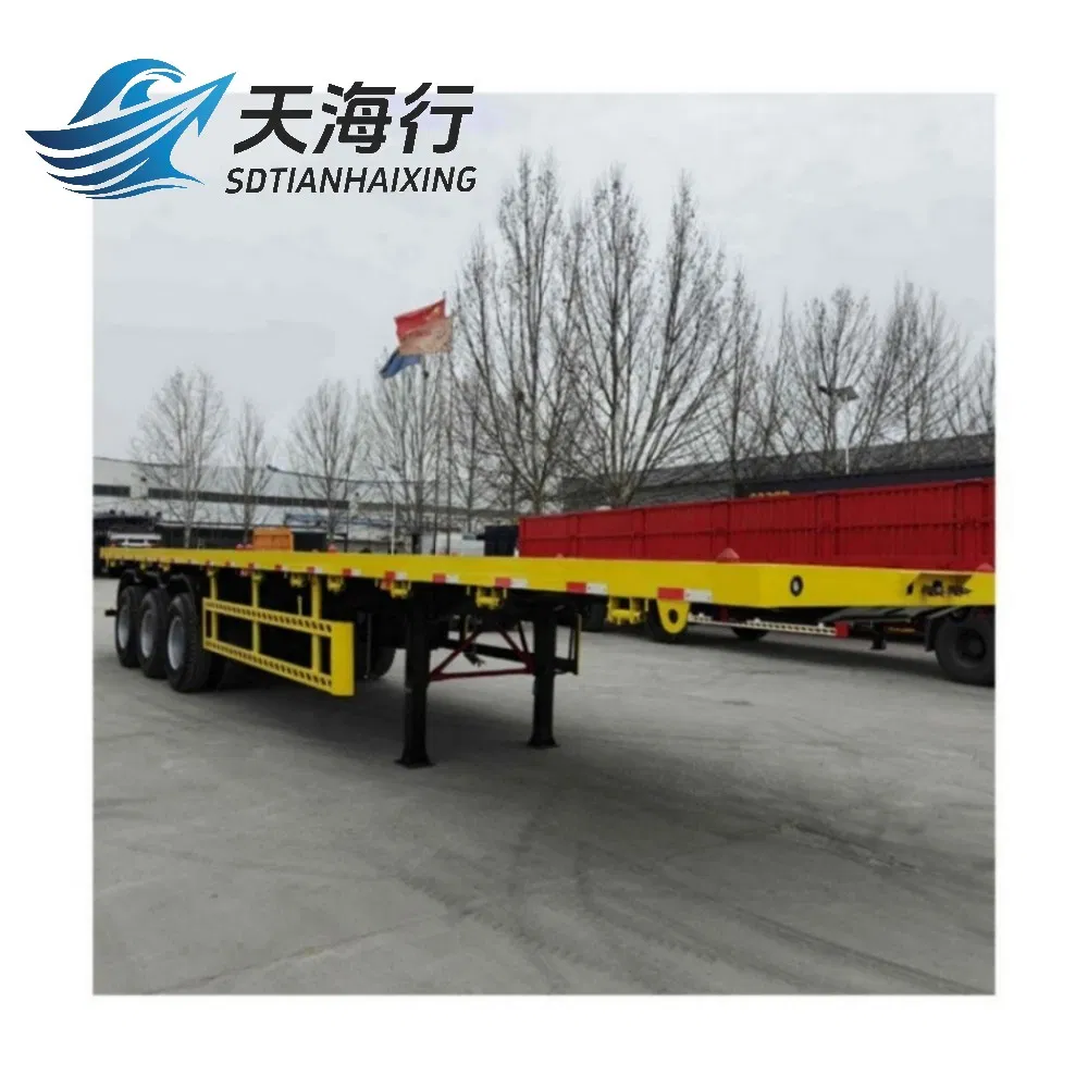 Popular 3-Axis Steel Skeleton Semi-Trailer with Container Chassis 12r22.5 Tyre for Truck Trailers