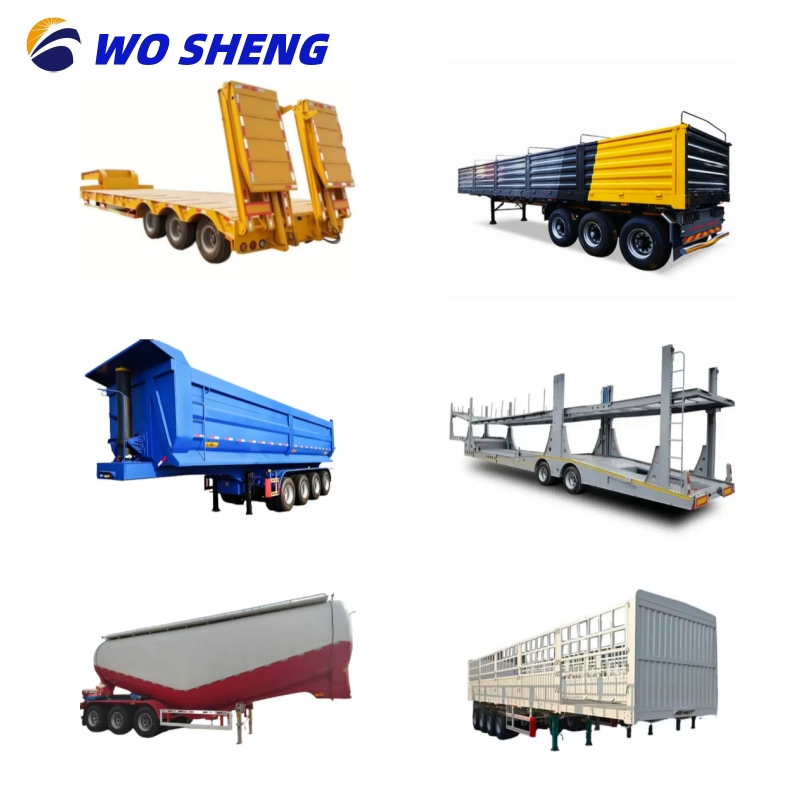 China Trailer Factory Best Price Dump Truck Lowboy Semi Trailer Tipper Truck