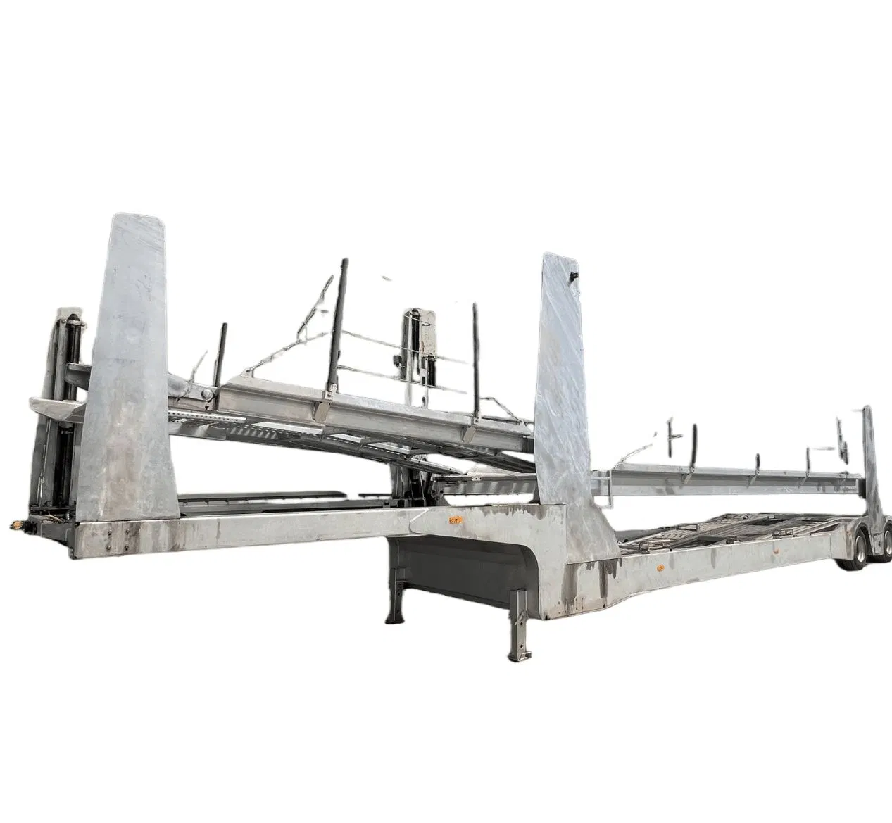 Ottc 2025 New 2/3/4 Axles 50t 60t 70t 80t Car Transport Double Deck Vehicle Car Carrier Semi Trailer