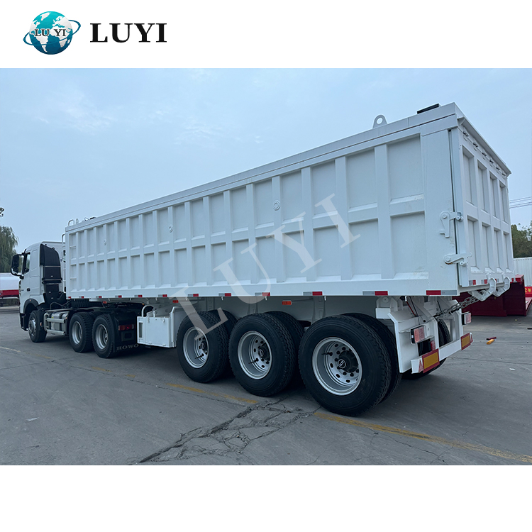 Dump Remote Control Closed Compartment Grain Transport Dump Semi-Trailer