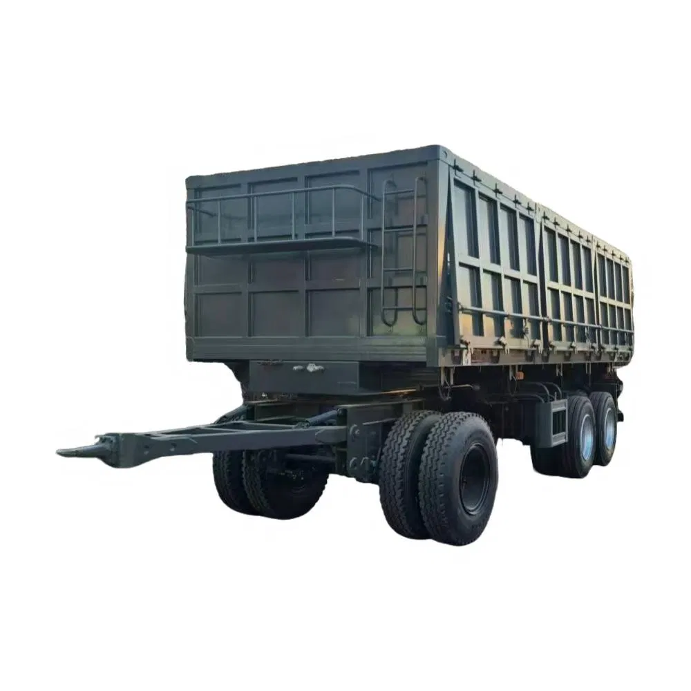 High-Strength Steel Semi Full Truck Trailer with Quick 20-Day Delivery