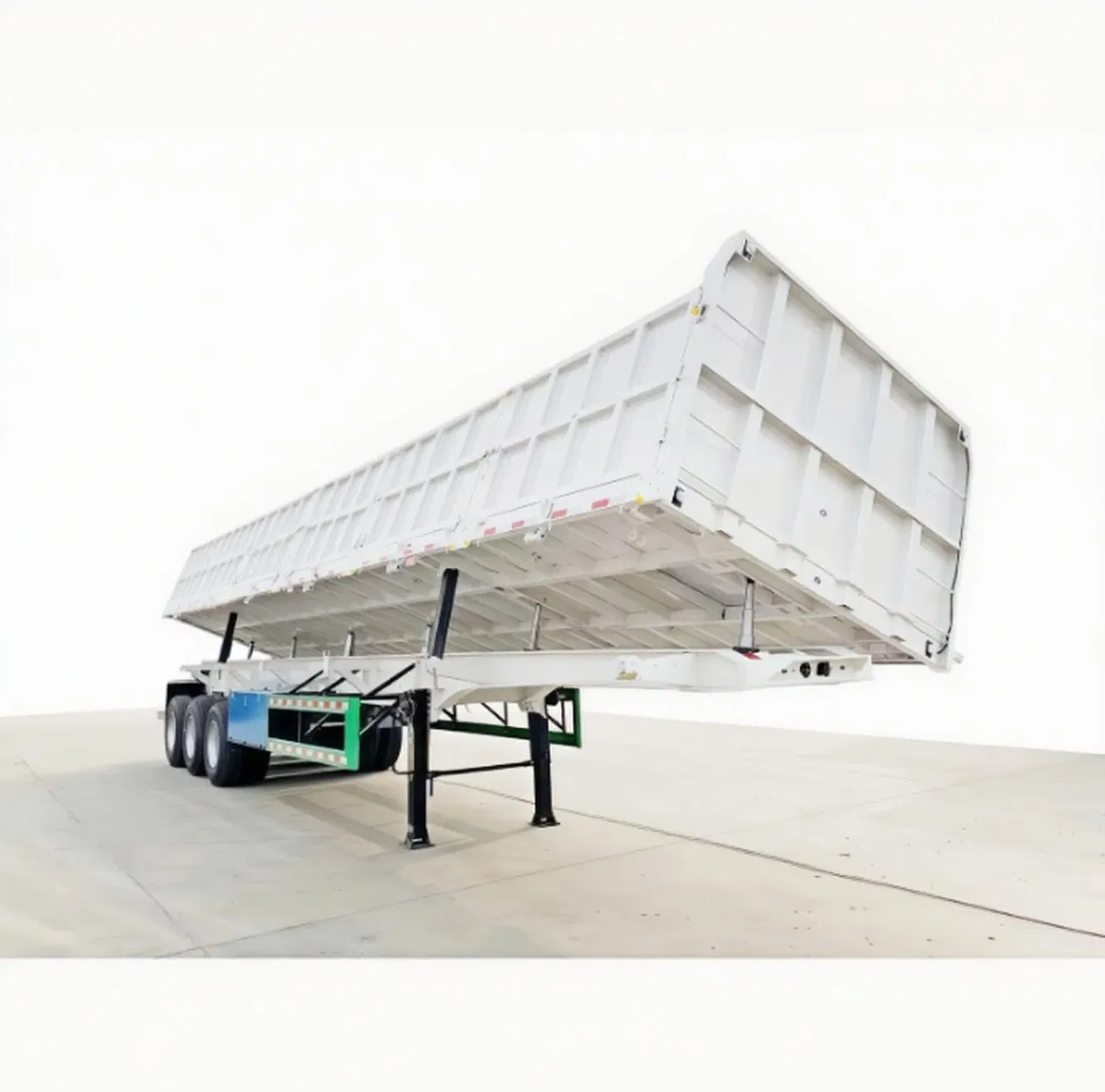 Affordable Steel Side Dump Trailer for Heavy Cargo Transport Semi-Trailer Side Tipping Trailer 3/4/6 Axle Rollover Steel Low Price