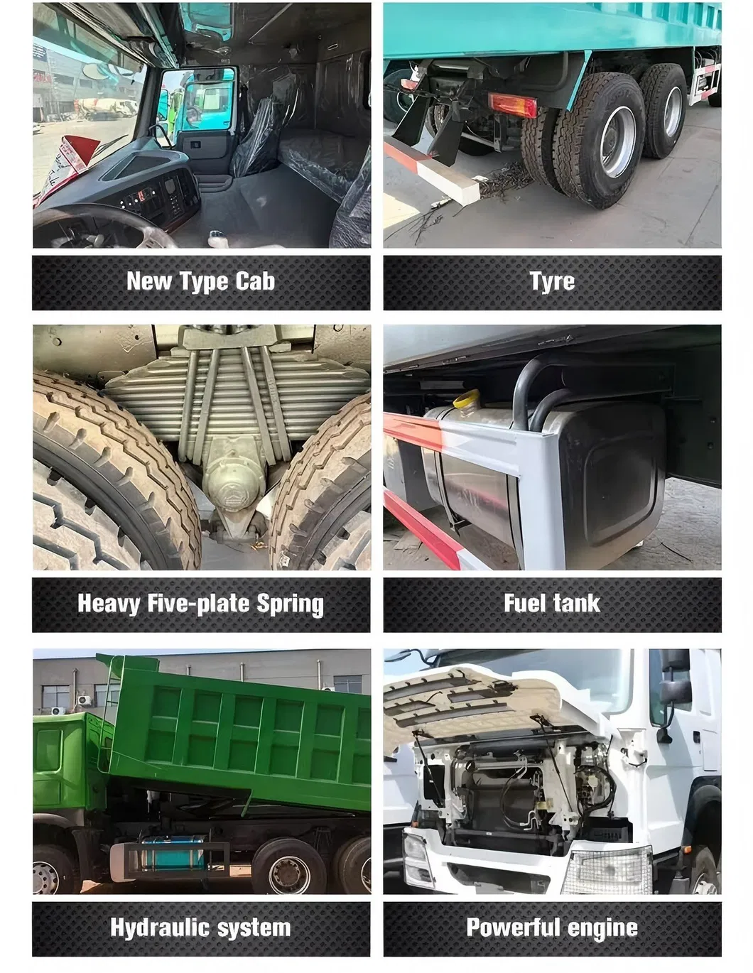 Truck Engine and Interior Detail