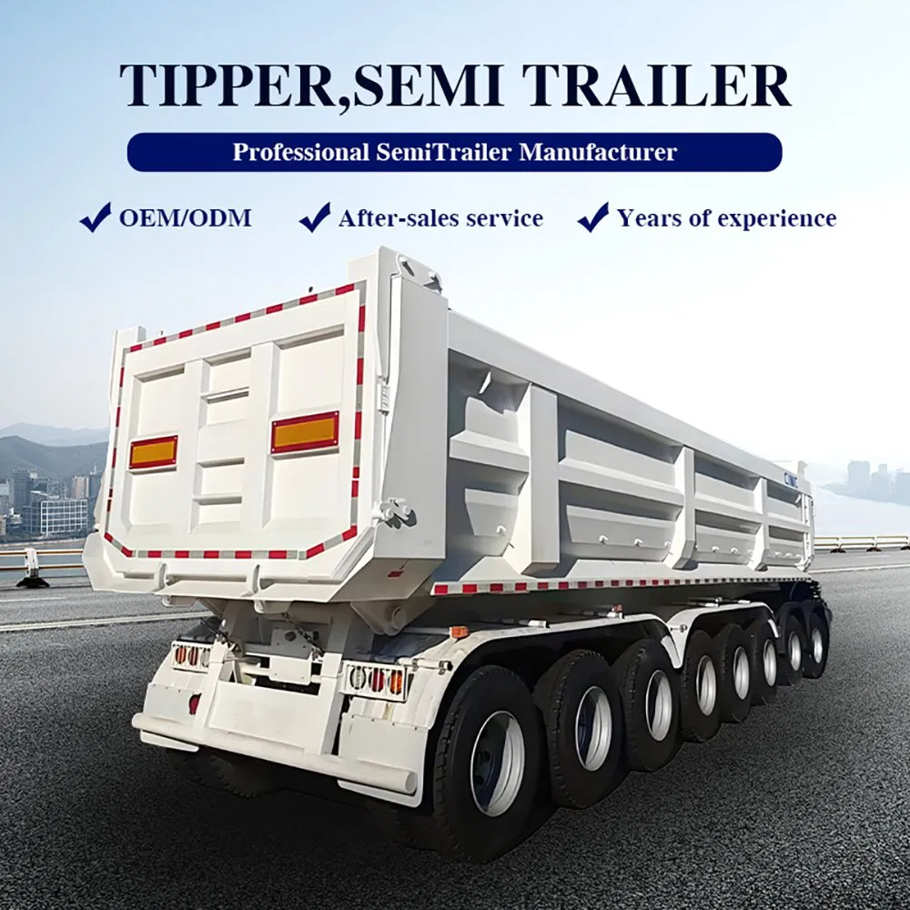 Rear dump trailer