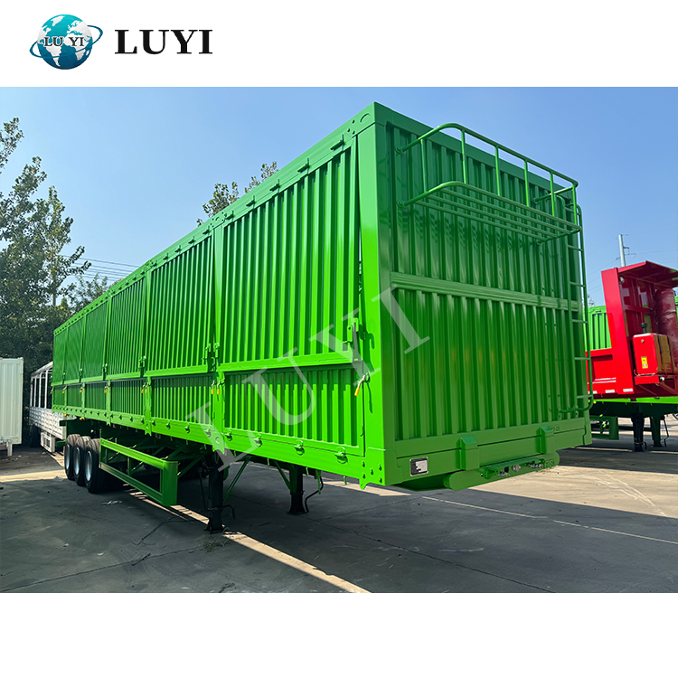 Vehicle Master 3 Axles 40 Cubic Meters Tipper Trailer Rear Fence Semi Trailers Tipping Trailer for Sale