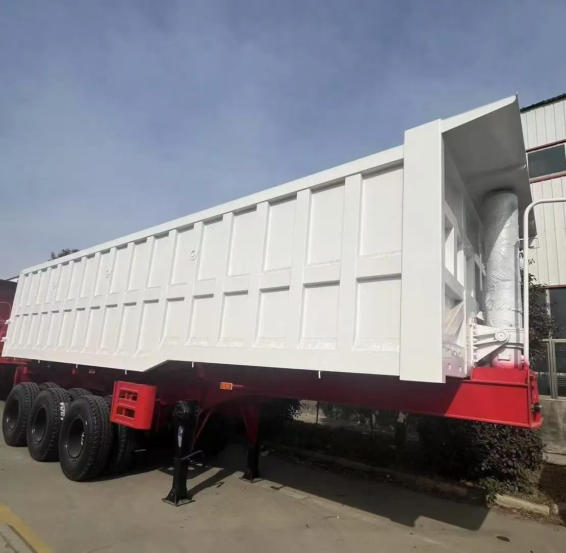 High Load-Bearing Capacity Rear Dump Truck Semi-Trailer with ISO9001 CE CCC ECE Gcc Certification