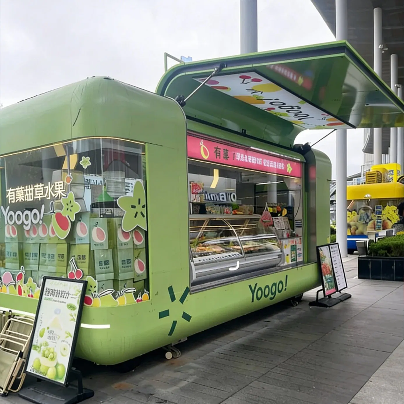 Food Trailer Truck Cart Concession Full Kitchen Freedom Mobile Food Trailer BBQ White Towable Food Trailer with Grill Factory Fully Equipped Food Trailer