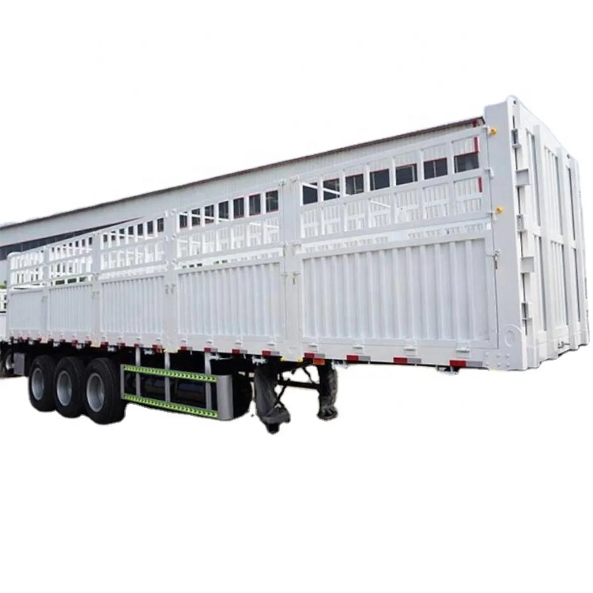 Cheap Price 40 50 Ton Fence Cargo Trailer 3 Axle Stake Fence Semi Trailer From China for Sale