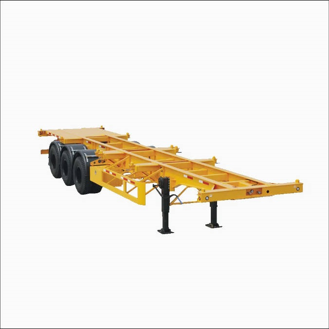 Advanced Engineering 4 Axle Chassis Semi Trailer with 53FT Length and Double Drop Frame Design