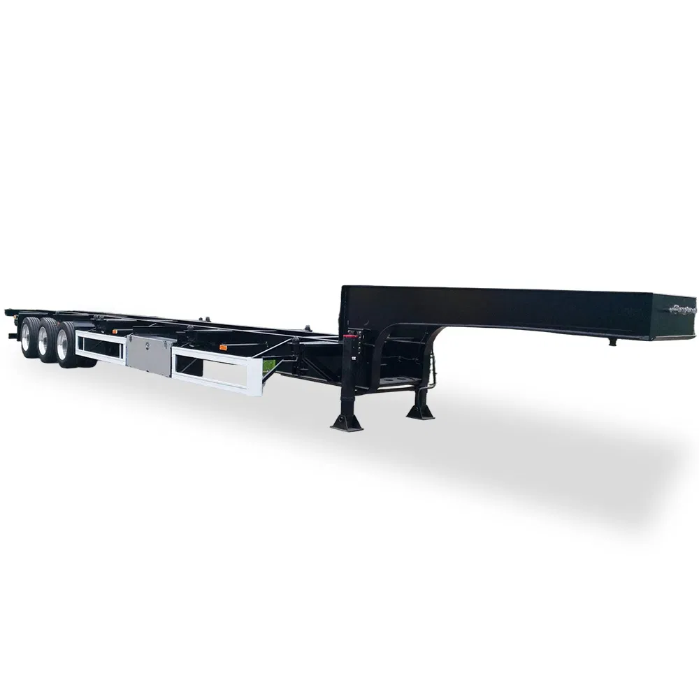 3-Axle Skeletal/Skeleton Semi-Trailer 20 FT 40 FT 45 FT Steel Frame Chassis Master Container Transport Semi Trailer