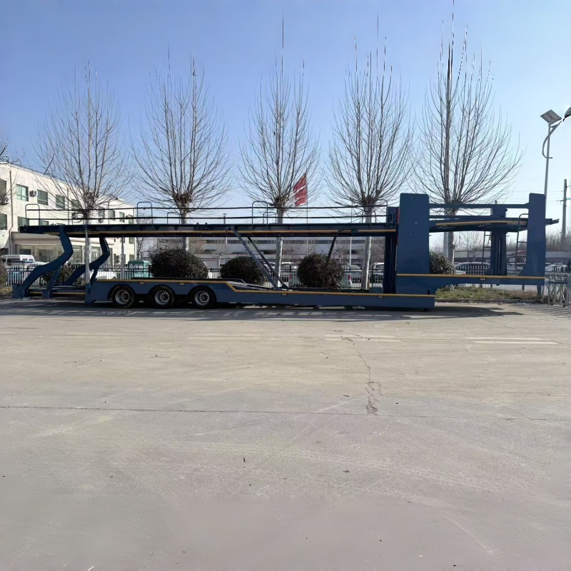 2 3 4 Axles Car Carrier Trailer 6 8 10 Cars Capacity with Fuwa BPW Axles China Factory Auto Transport Trailer Car Hauler