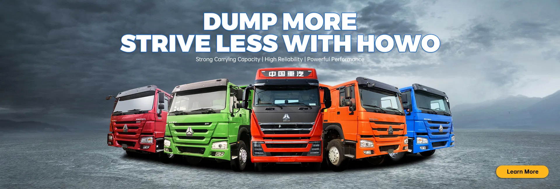 Howo Dump Truck Banner
