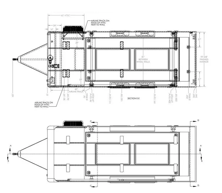 Flatbed Trailer View 2