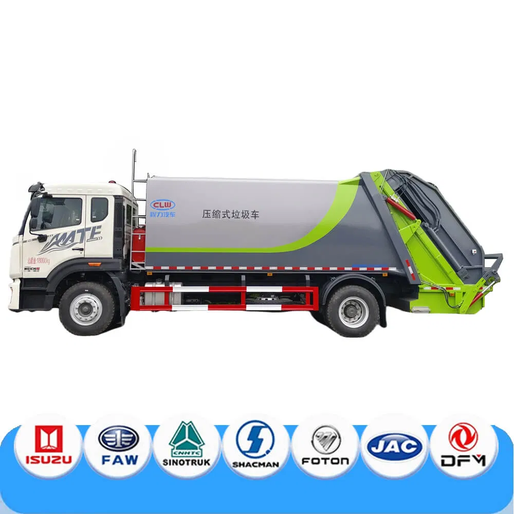 China Factory Price 12cbm 240HP Compact Garbage Truck Dump Special Purpose Truck Hot Selling Garbage Truck 4X4 Left LHD/Rhd Hand Drive Compactor Garbage Truck