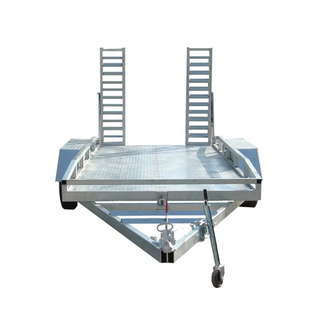 Compact Small Car Hauler Trailer with Sturdy Steel Chassis