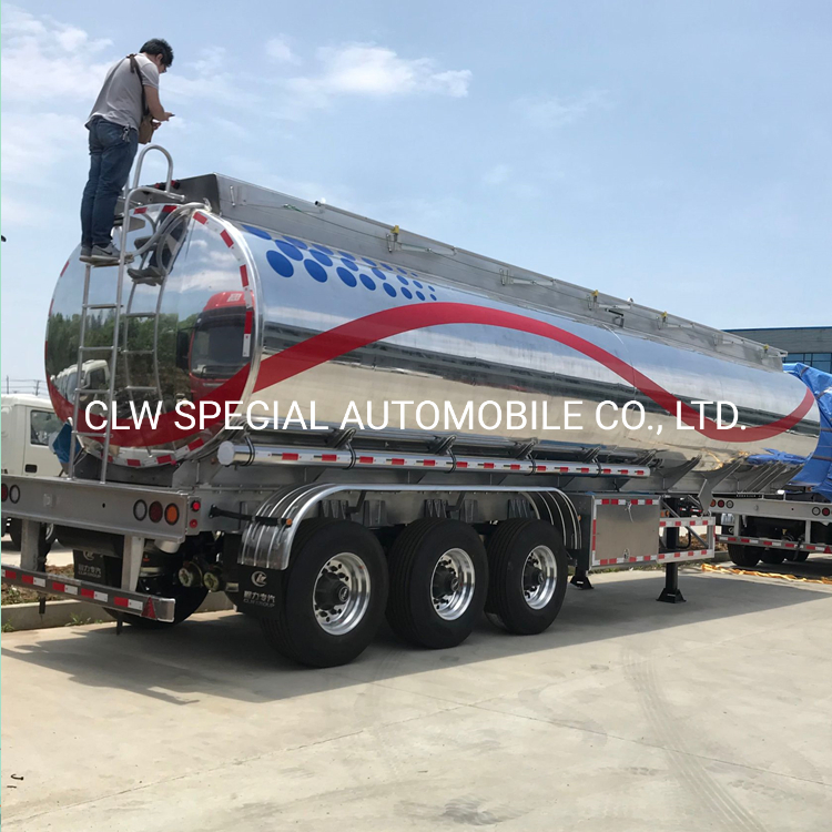 3 Axles 36000L/42000L/43000L Carbon Steel/Stainless Steel/Aluminum Alloy Tank/Tanker Truck Semi Trailer for Oil/Fuel/Diesel/Gasoline/Crude/Water/Milk Transport