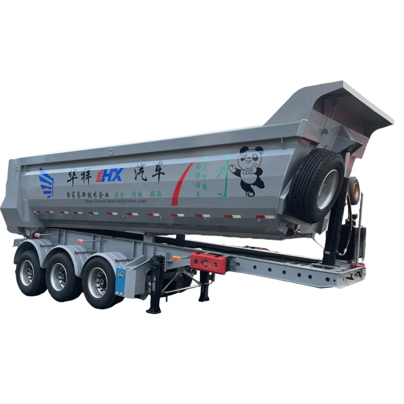 Outstanding Spacious Dumper Truck Semi Trailer for Grain Transport