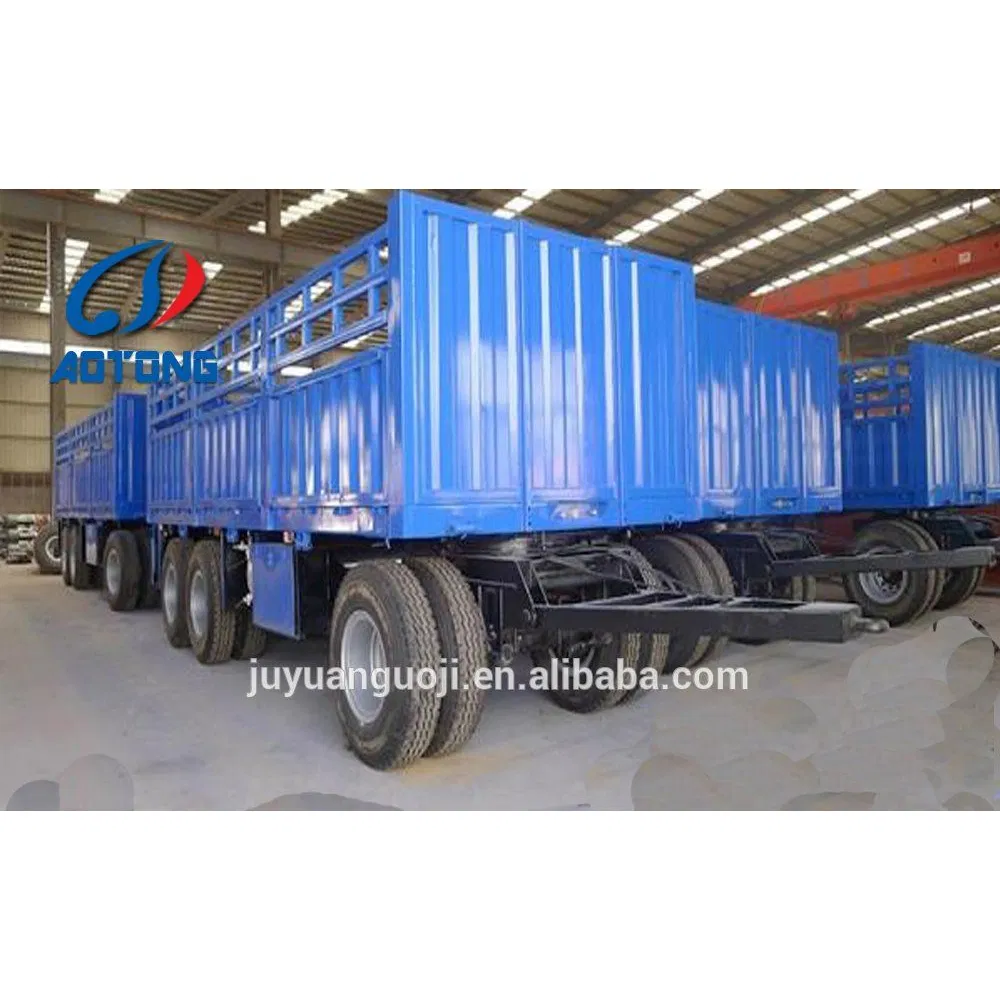 Full Trailer Type Drawbar Cargo Farm Trailers Truck Tractor Trailer
