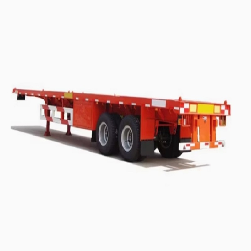40tons 60tons Flatbed/Platform Container Cargo Transport Semi Truck Trailers