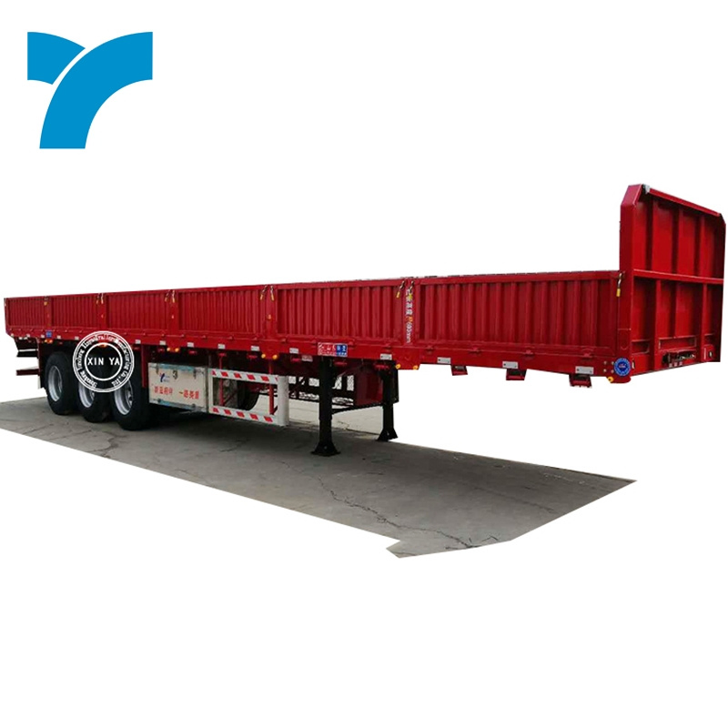 Factory Price 13meter 3-Axle Side Wall Truck Trailer 30-60t Fence Semi Trailer/Fence Cargo Semi Trailer/Livestock Fence Trailer