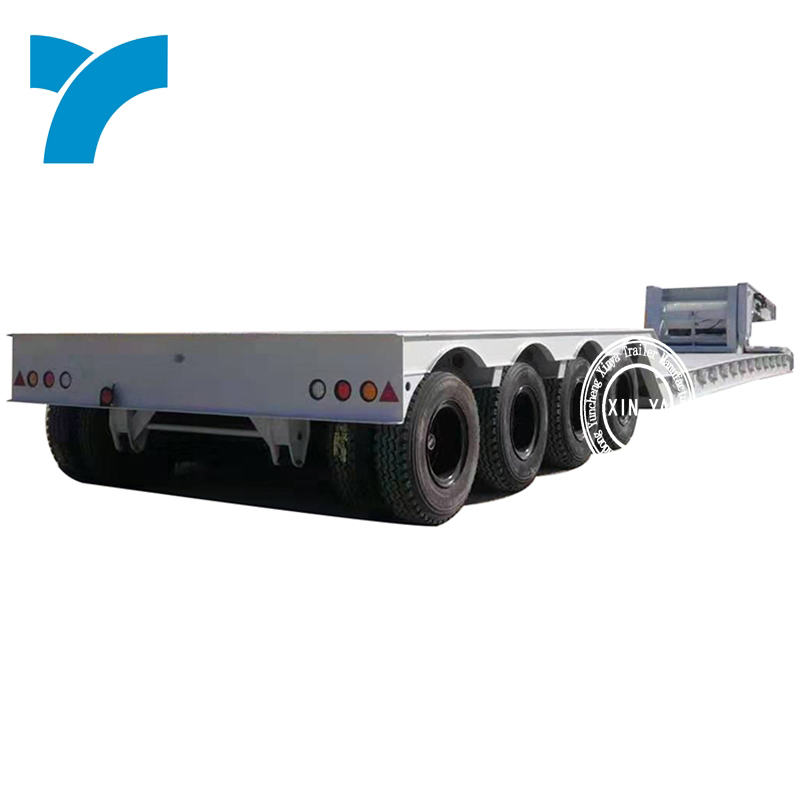 4 Axle Double Side Wall Drop Hydraulic 100 Ton Semi-Trailers