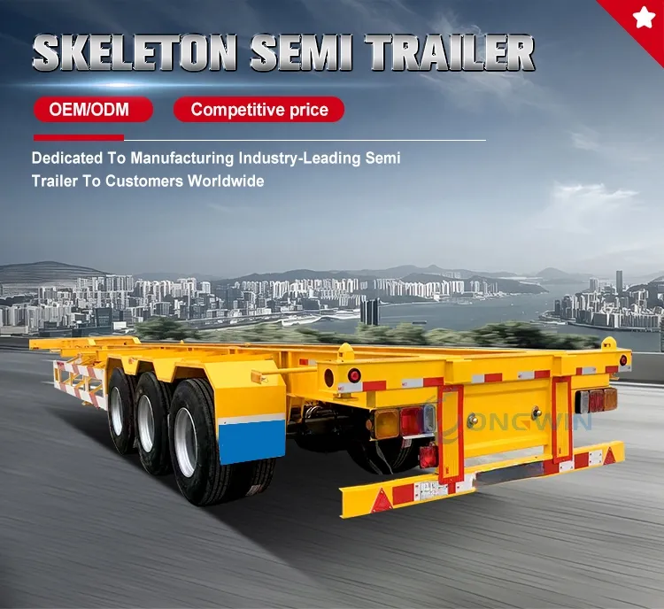 Skeleton Trailer Side View