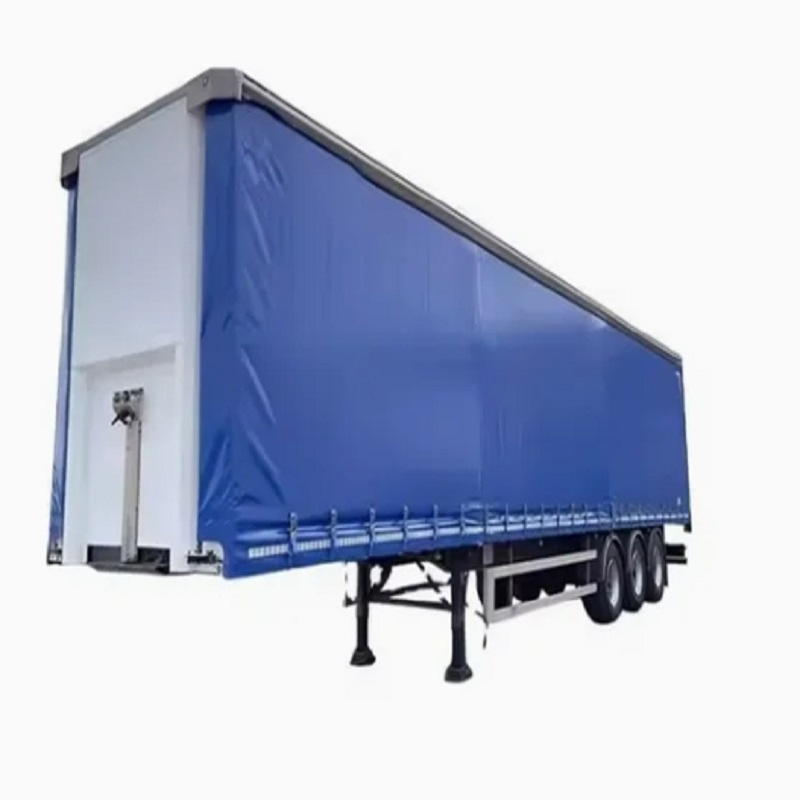 Super Sale Van Box Body Semi Truck Towing Curtain Side Tarpaulin Trailer