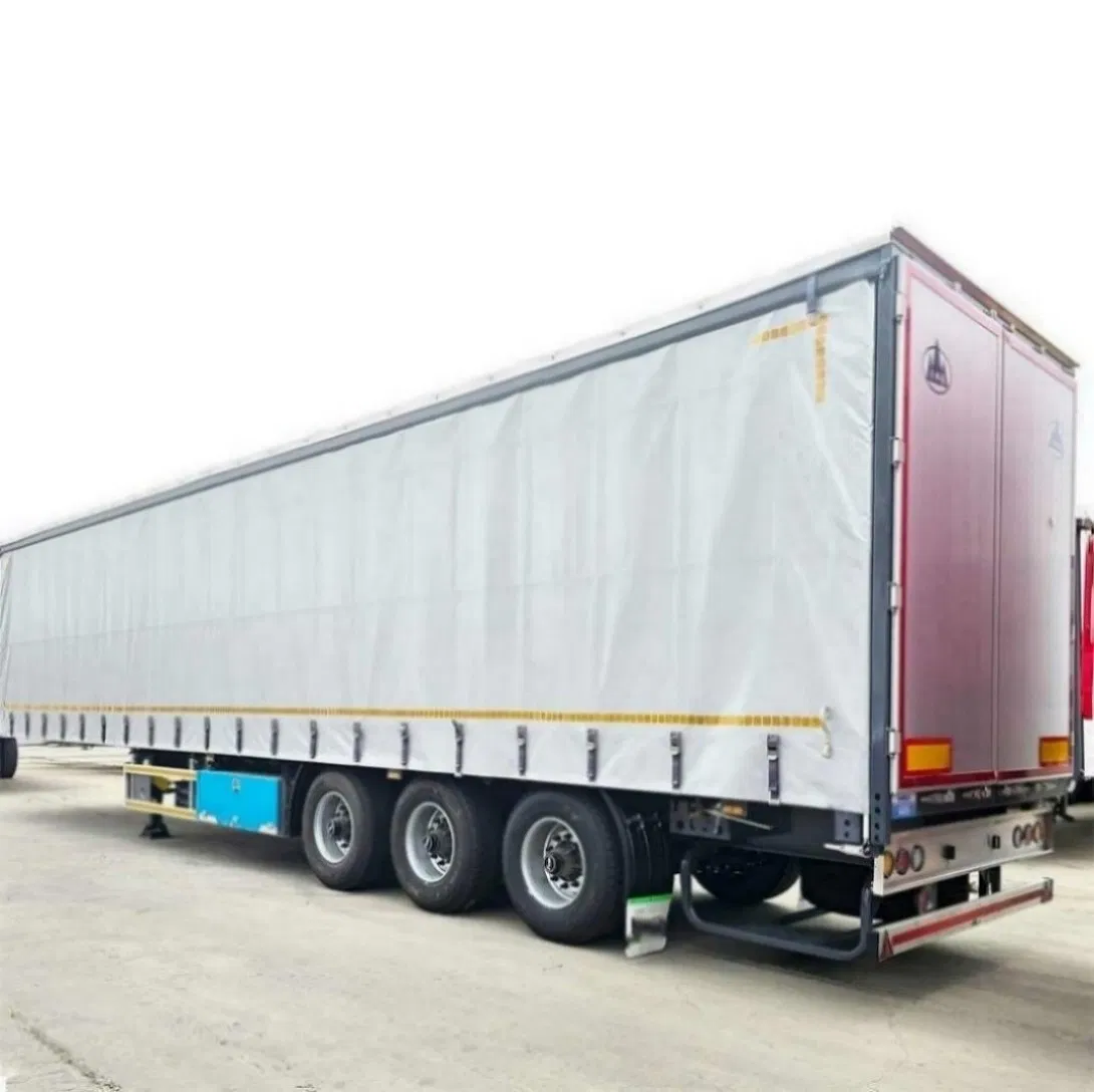 Brand 45FT Steel Side Curtain Semi-Trailers Truck Dry Van Trailer Box for Sale