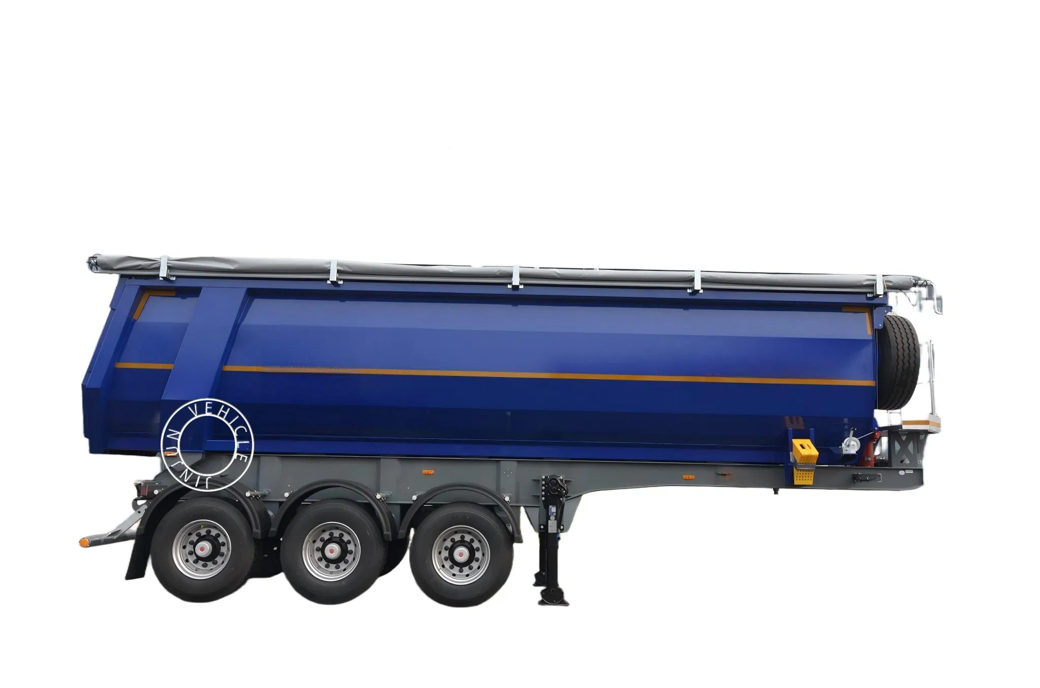 Factory High Quality 3/4/5/6-Axles U-Shaped Rear Tipper/Tipping Trailer End Dump Semi Trailer