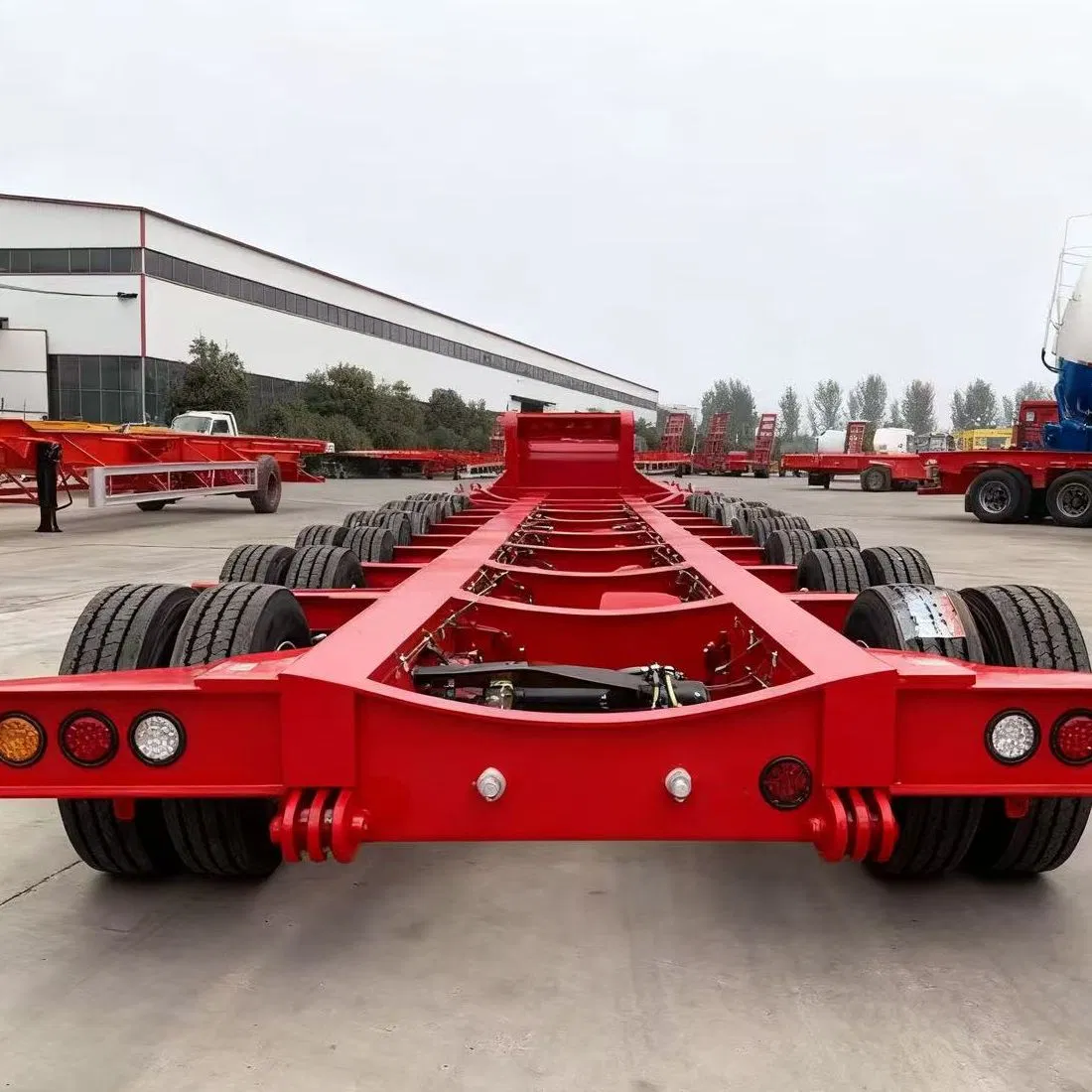 Special Purpose Vehicle: Lowbed Semi-Trailer for Wind Turbine Tower Transportation