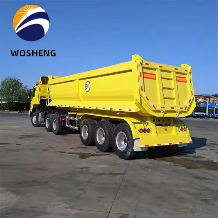 China Trailer Factory Best Price Dump Truck Lowboy Semi Trailer Tipper Truck