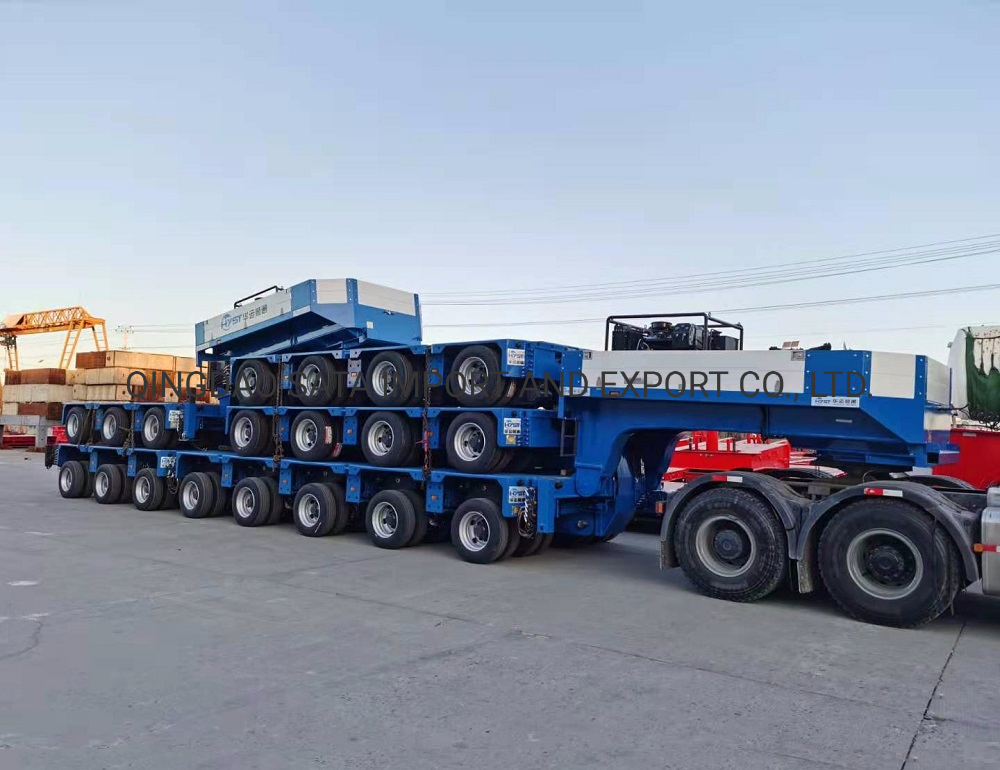 400 Ton Load-Load Hydraulic Steering Turntable Compatible Goldhofer Thp/SL Modular Trailer