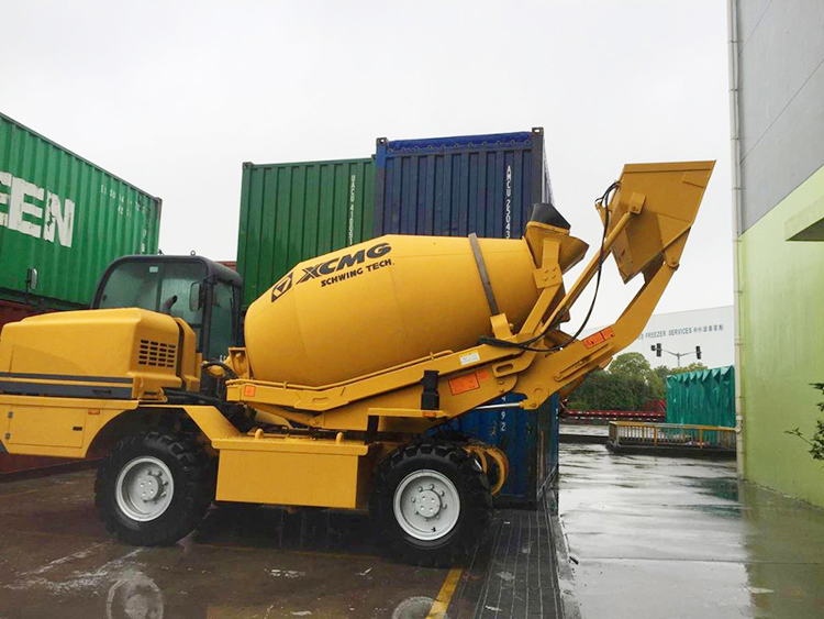 XCMG Official Slm4 4m3 Self Loading Concrete Mixer Truck