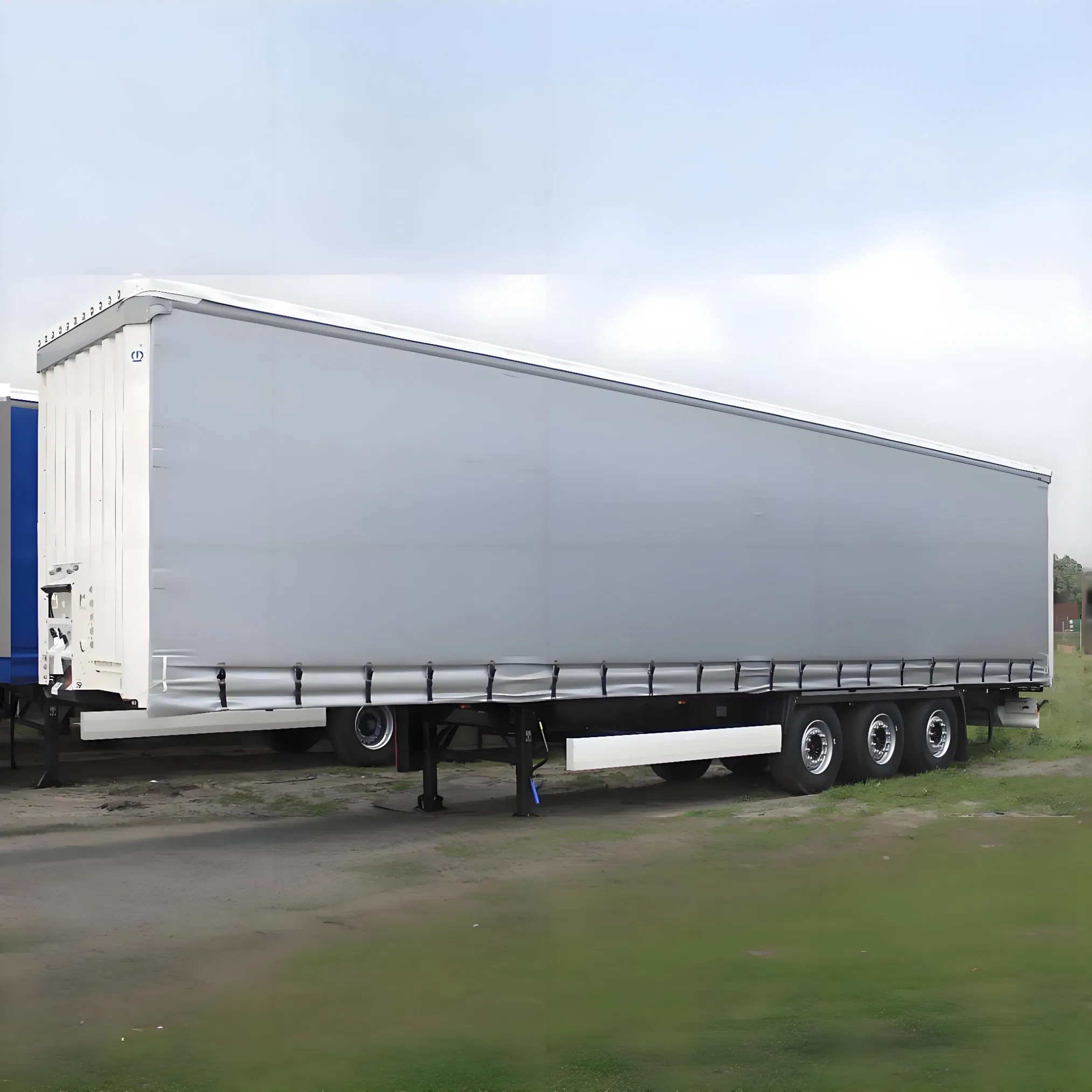 Made in China 3 Axles Curtain Structure Van Curtain Side Semi Trailer