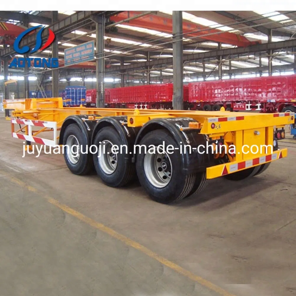 20feet 40feet 45feet Skeleton Container Transport Chassis/Frame Truck Semi Trailer