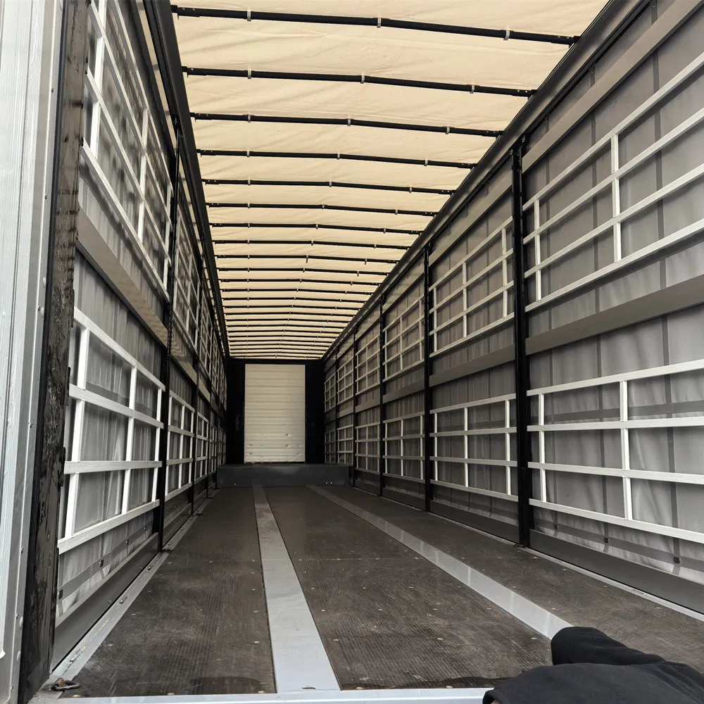 Box Type Cargo Side Curtain Semi Trailer with Ottc Certification