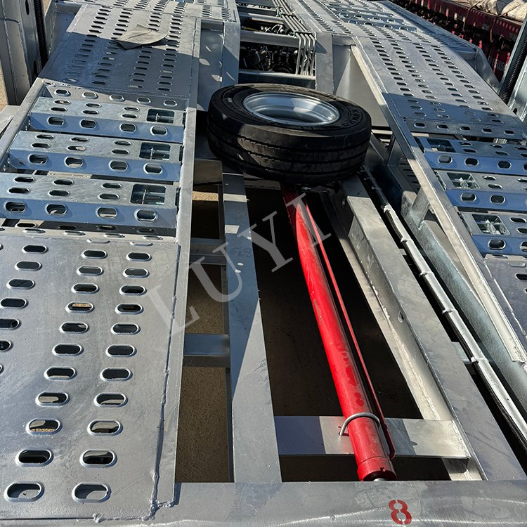 China 6-8-10 Cars Hydraulic Lift 2 Axle Double Deck Car Carrier Trailer Air Suspension Towing Transport Hauler