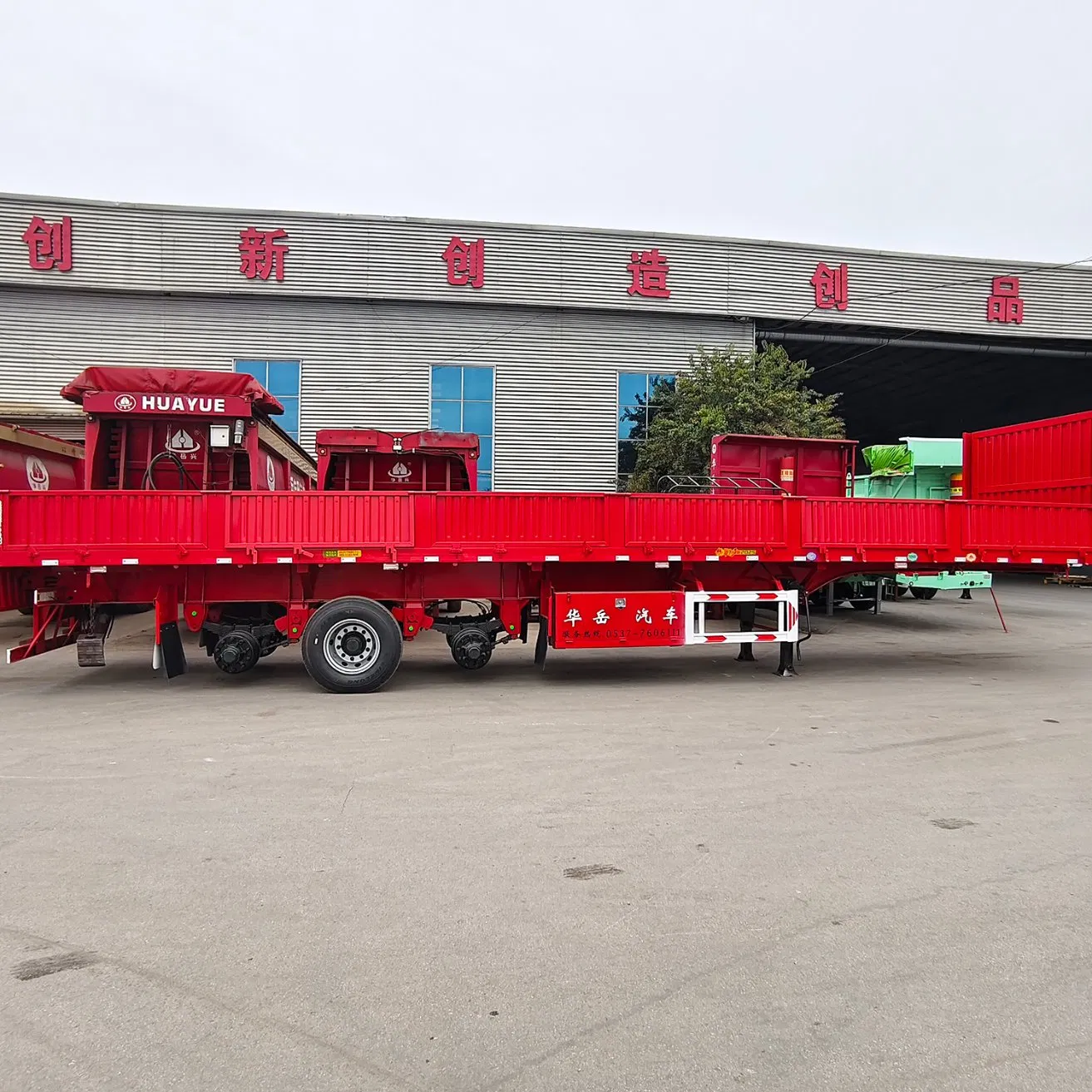 Adaptable to Various Cargo Types Special Purpose Trailer Local Delivery Semi Trailer