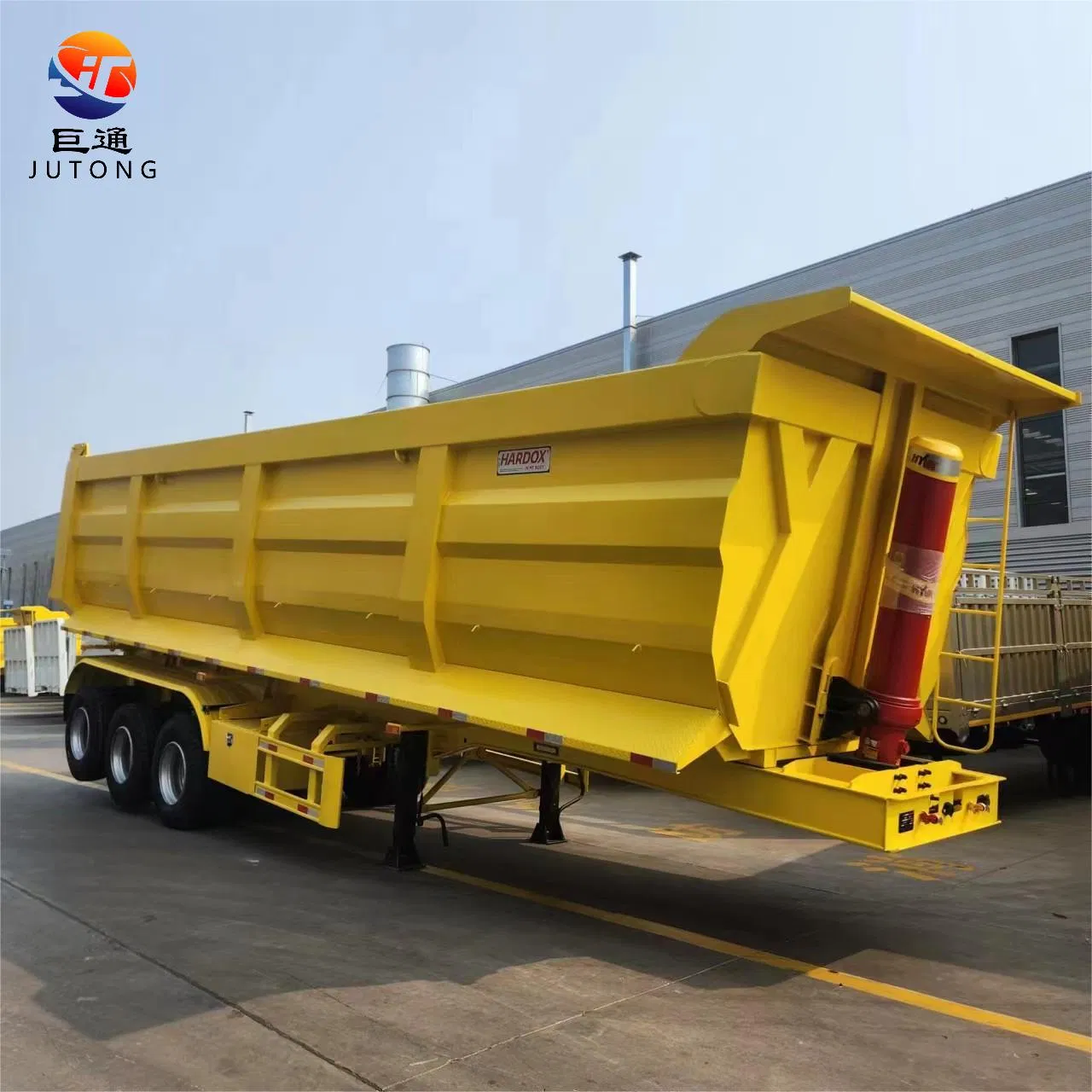 Hydraulic Rear Dump Trailer 3/4 Axles 40 Cbm Tipper Semi Truck Dumper Trailer for Sale Customizable