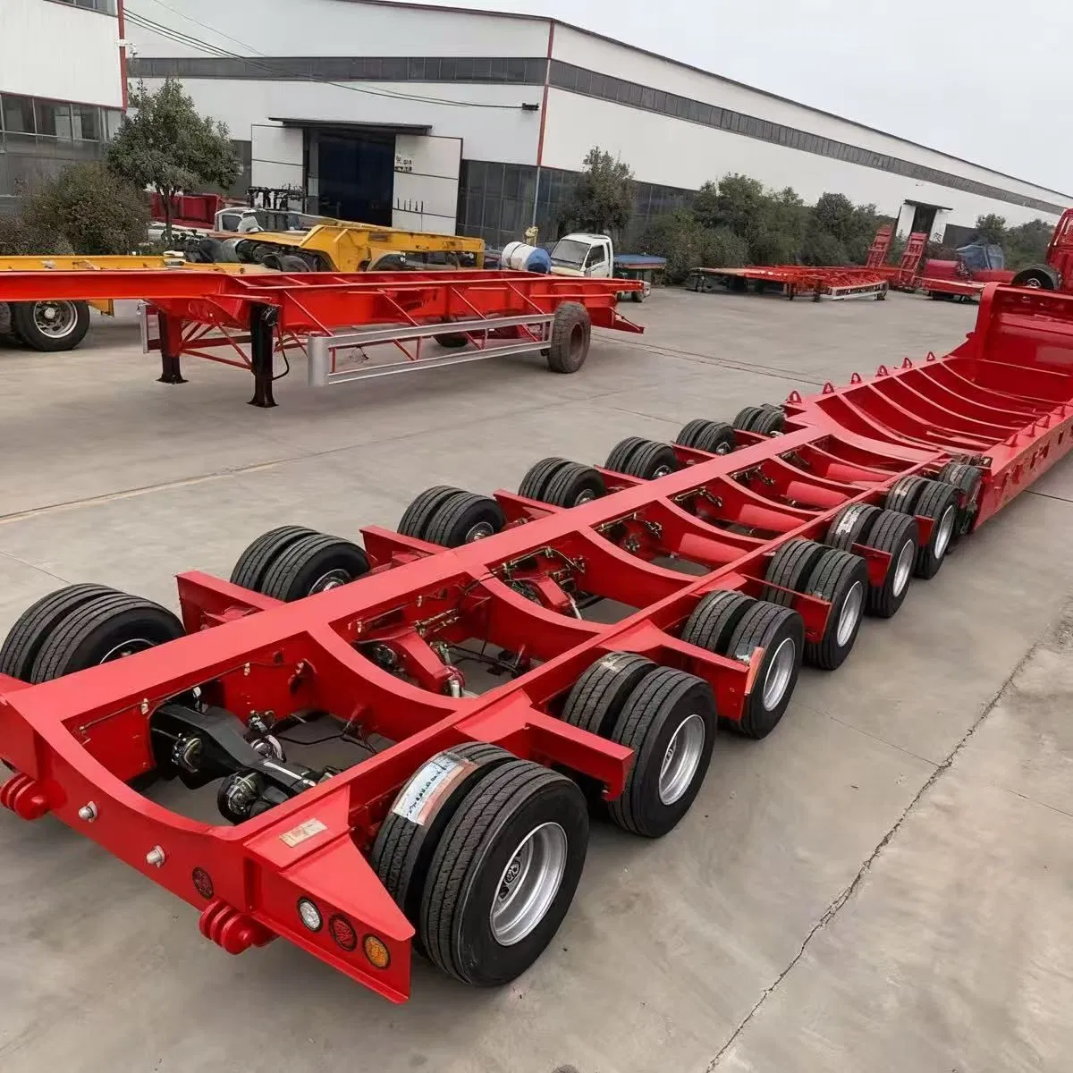 Special Purpose Vehicle: Lowbed Semi-Trailer for Wind Turbine Tower Transportation