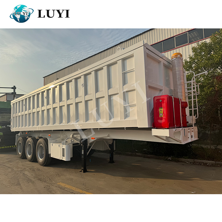 Dump Remote Control Closed Compartment Grain Transport Dump Semi-Trailer